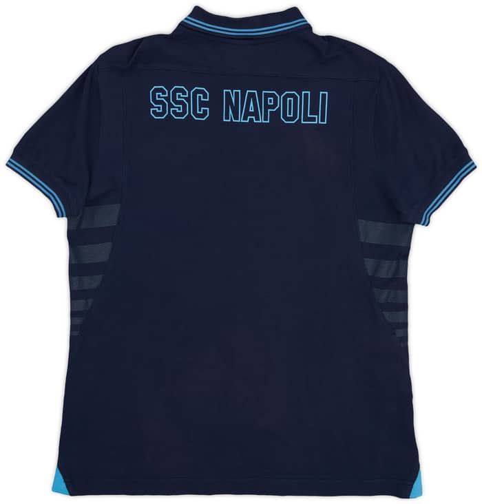 2010-11 Napoli Macron Polo Shirt - 9/10 - (S)