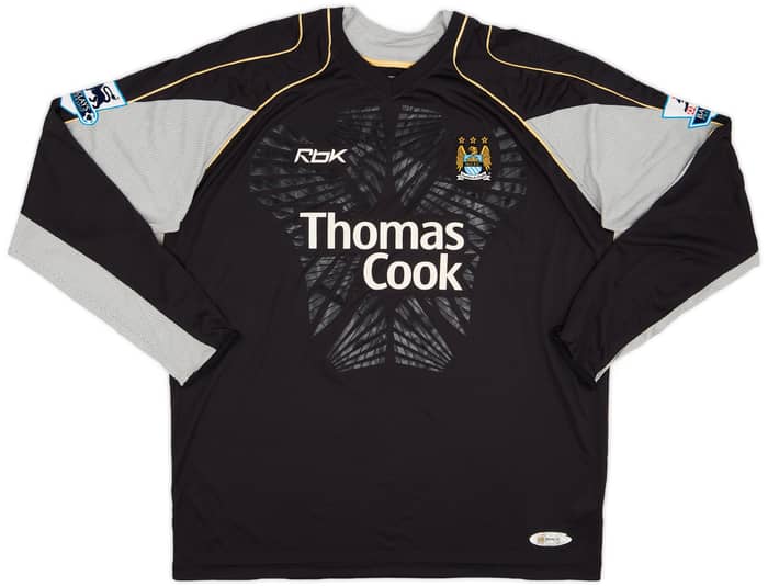 2006-07 Manchester City Match Issue Signed GK Shirt Weaver #12