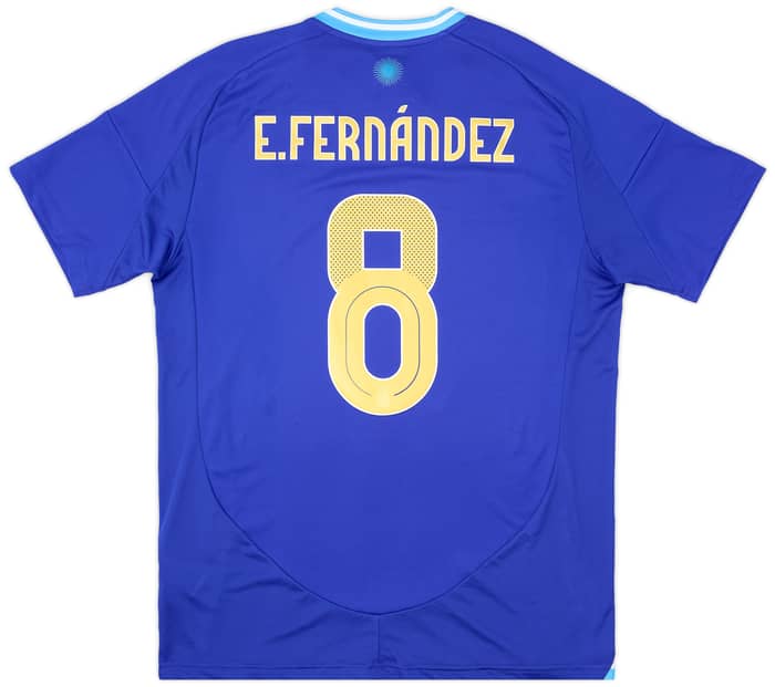 2024-25 Argentina Away Shirt E.Fernandez #8