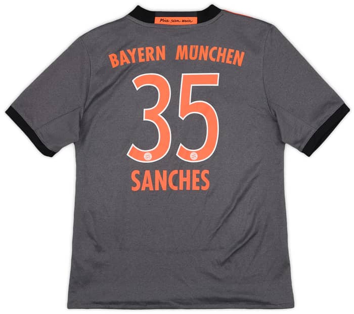 2016-17 Bayern Munich Away Shirt Sanches #35 - 8/10 - (M.Boys)