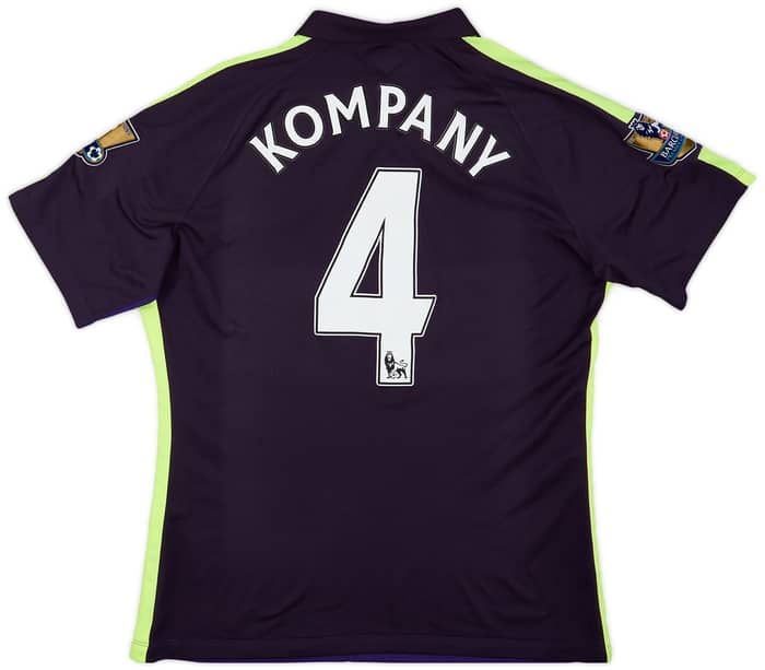 2014-15 Manchester City Authentic Third Shirt Kompany #4 - 8/10 - (XL)