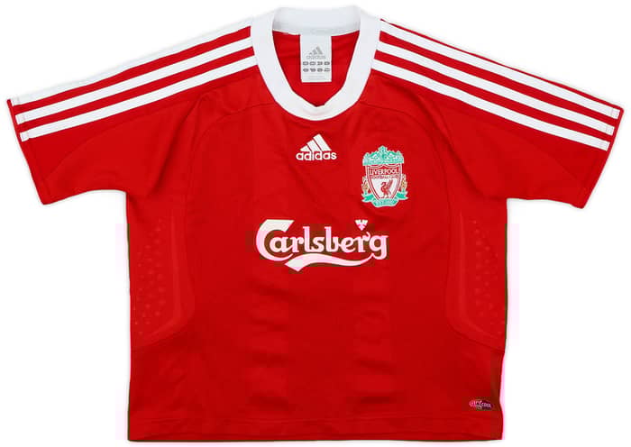 2008-10 Liverpool Home Shirt Torres #9 - 7/10 - (XS.Boys)