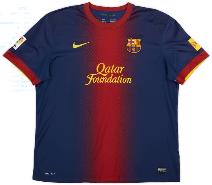 2012-13 Barcelona Home Shirt Messi #10 - 8/10 - (XL)