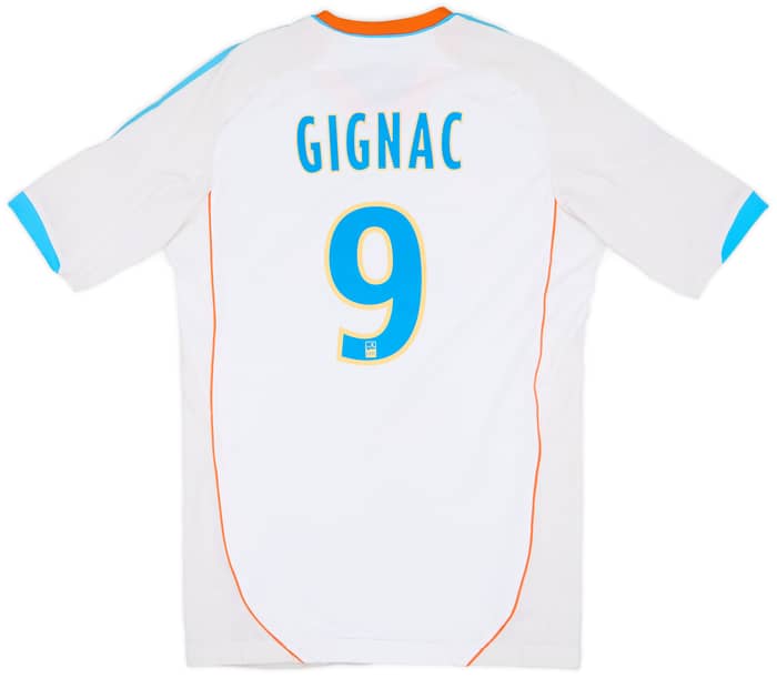 2012-13 Olympique Marseille Player Issue Home Shirt Gignac #9 - 8/10 - (M)
