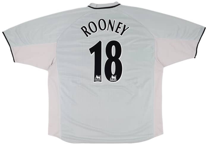 2001-02 Everton Away Shirt Rooney #18 - 8/10 - (XXL)