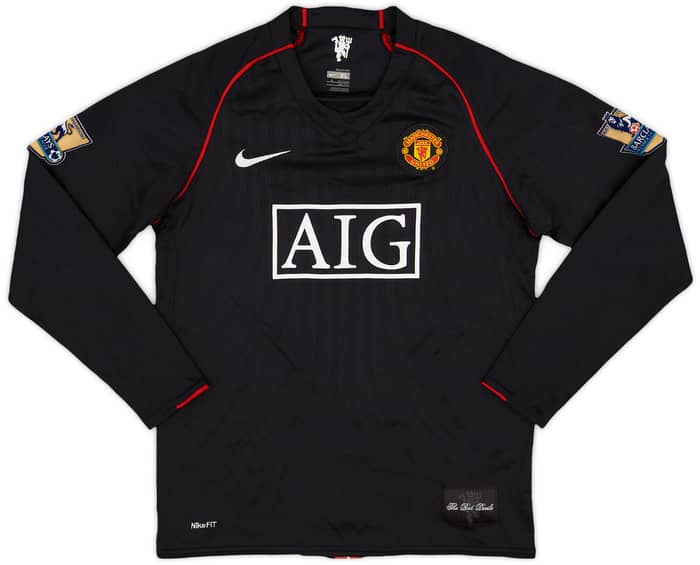 2007-08 Manchester United Away L/S Shirt Rooney #10 - 8/10 - (XL.Boys)