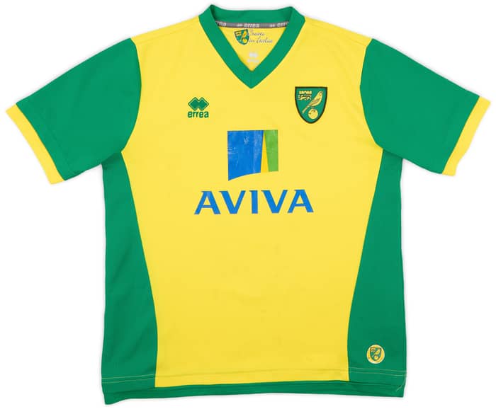 2013-14 Norwich Home Shirt - 6/10 - (XS)