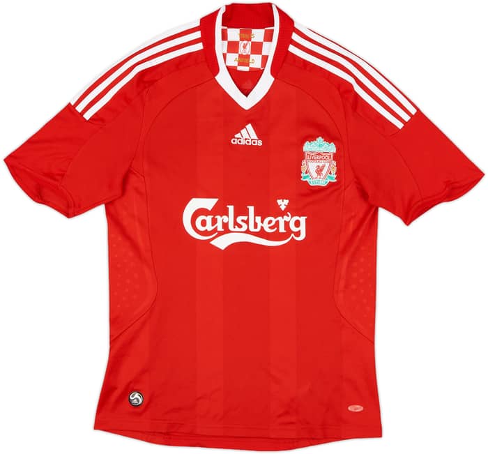 2008-10 Liverpool Home Shirt Gerrard #8 - 7/10 - (S)
