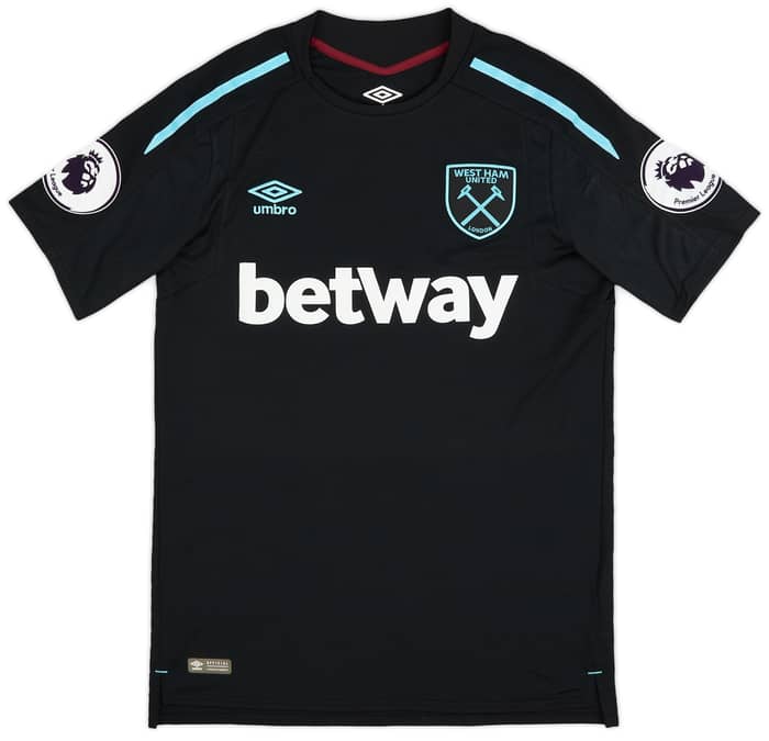 2017-18 West Ham Match Issue Away Shirt Haksabanovic #23