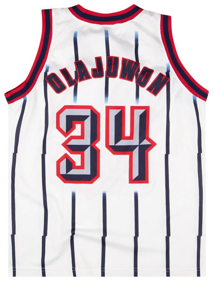 1995-01 Houston Rockets Olajuwon #34 Champion Jersey (Home) XXL