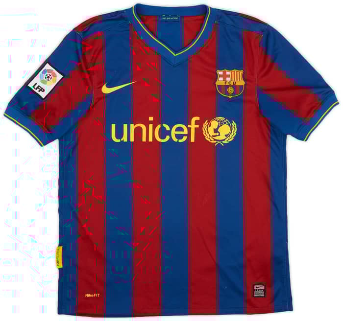 2009-10 Barcelona Home Shirt Messi #10 - 5/10 - (S)