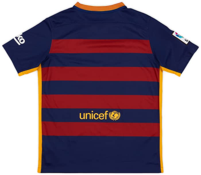 2015-16 Barcelona Home Shirt - 9/10 - (XL.Boys)