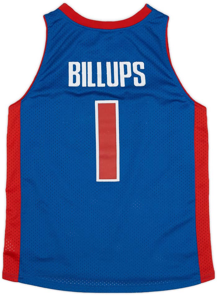 2002-04 Detroit Pistons Billups #1 Nike Swingman Away Jersey - 7/10 - (S.Boys)