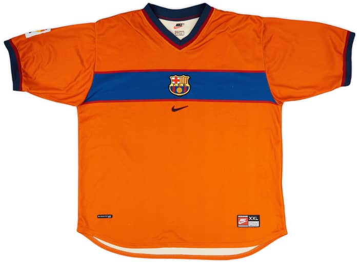 1998-00 Barcelona Third Shirt Rivaldo #11 - 9/10 - (XXL)