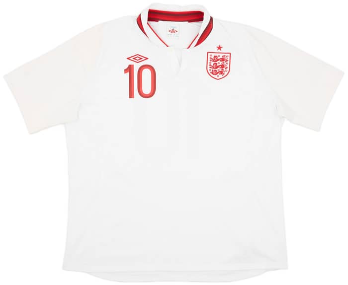2012-13 England Home Shirt Rooney #10 - 9/10 - (3XL)