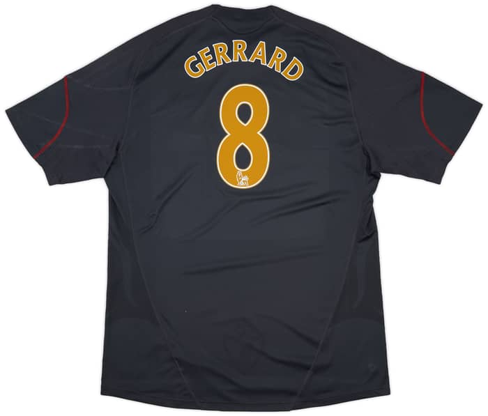 2009-10 Liverpool Away Shirt Gerrard #8 - 5/10 - (XL)