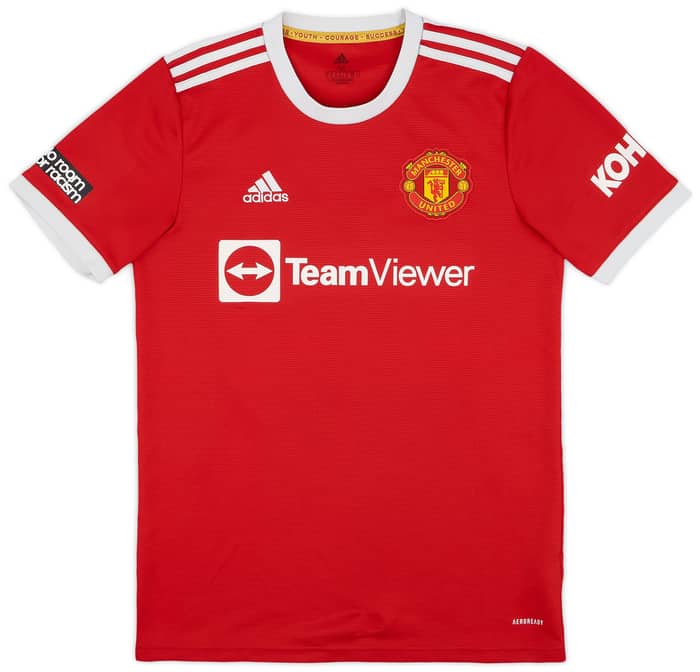 2021-22 Manchester United Home Shirt Sancho #25 - 7/10 - (M)