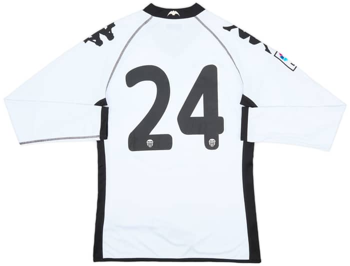 2010-11 Valencia Home L/S Shirt #24 (M)