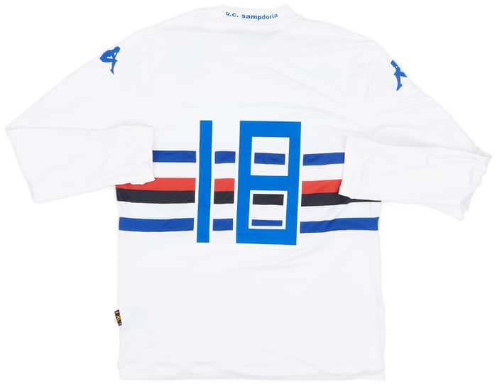2013-14 Sampdoria Primavera Match Issue Away Shirt #18