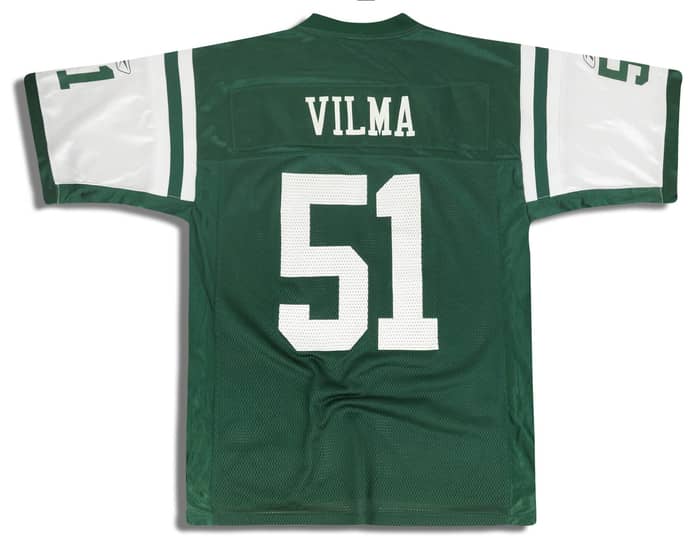 2005-06 New York Jets Vilma #51 Reebok On Field Jersey (Home) M