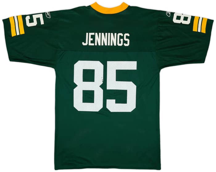 2008-11 Green Bay Packers Jennings #85 Reebok Replica Home Jersey - 6/10 - (M)