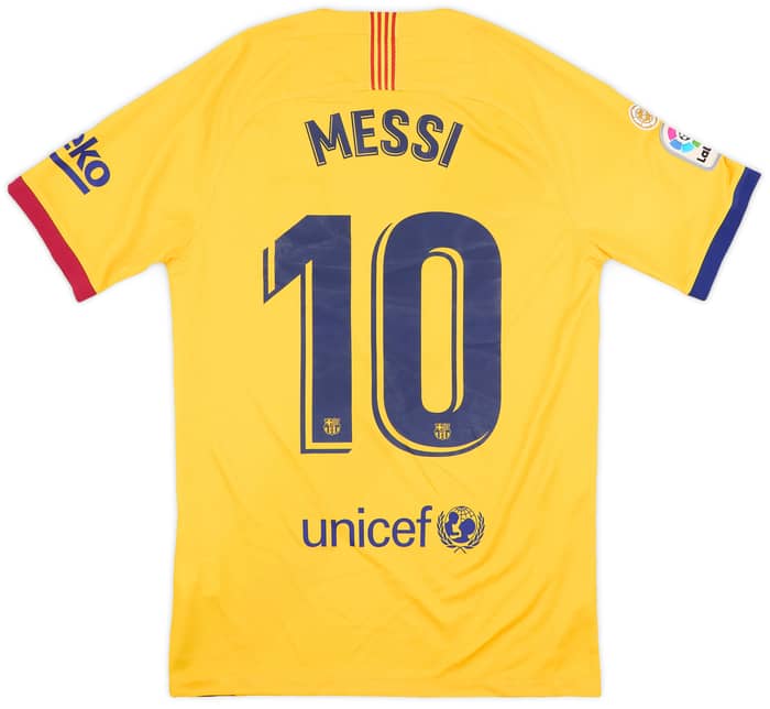 2019-20 Barcelona Away Shirt Messi #10 - 7/10 - (S)