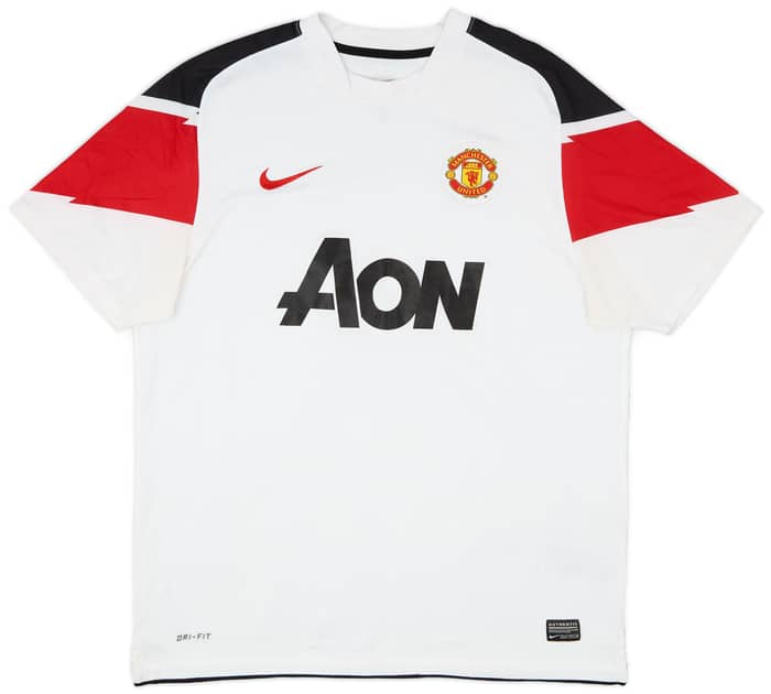 2010-12 Manchester United Away Shirt Evra #3 - 8/10 - (L)