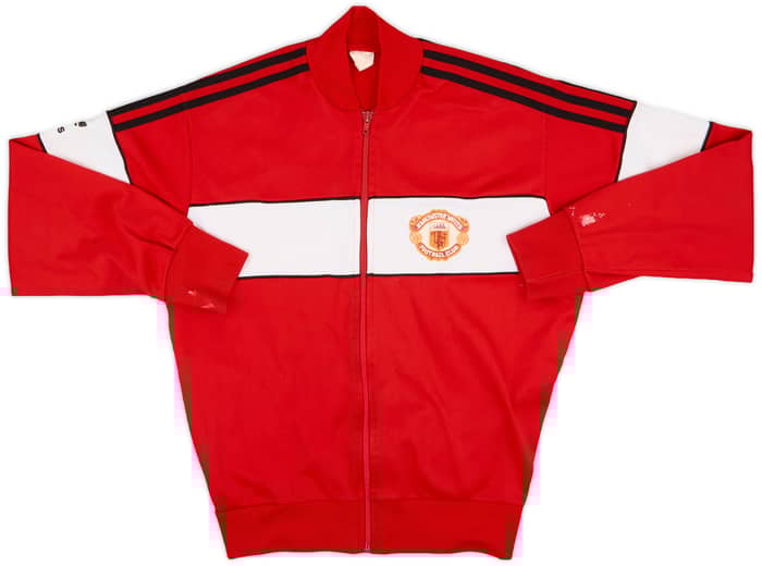 1984-86 Manchester United adidas Track Jacket - 6/10 - (L.Boys)