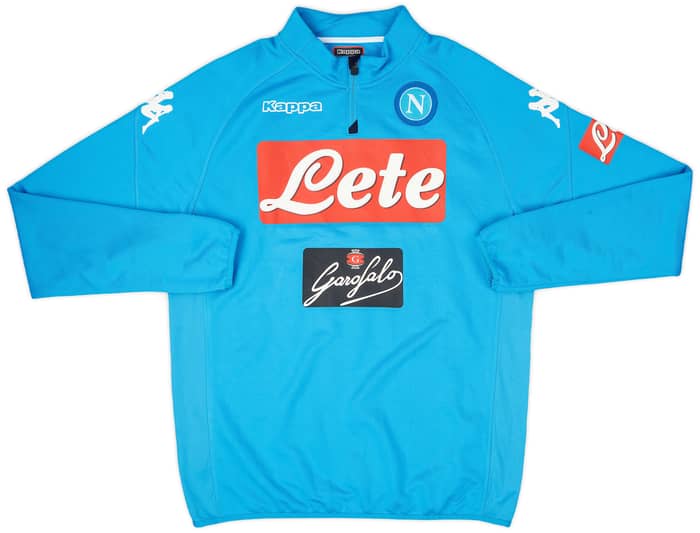 2017-18 Napoli Kappa 1/4 Zip Drill Top - 8/10 - (XXL)