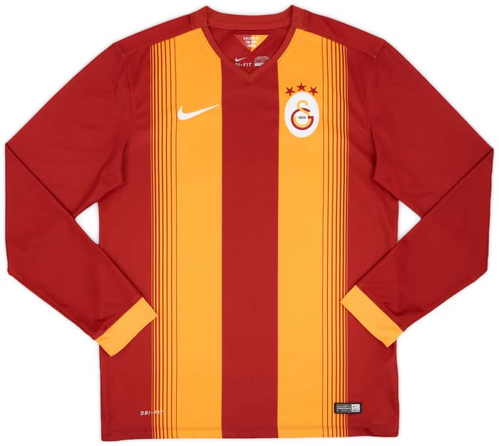 2014-15 Galatasaray Home L/S Shirt - 9/10 - (M)