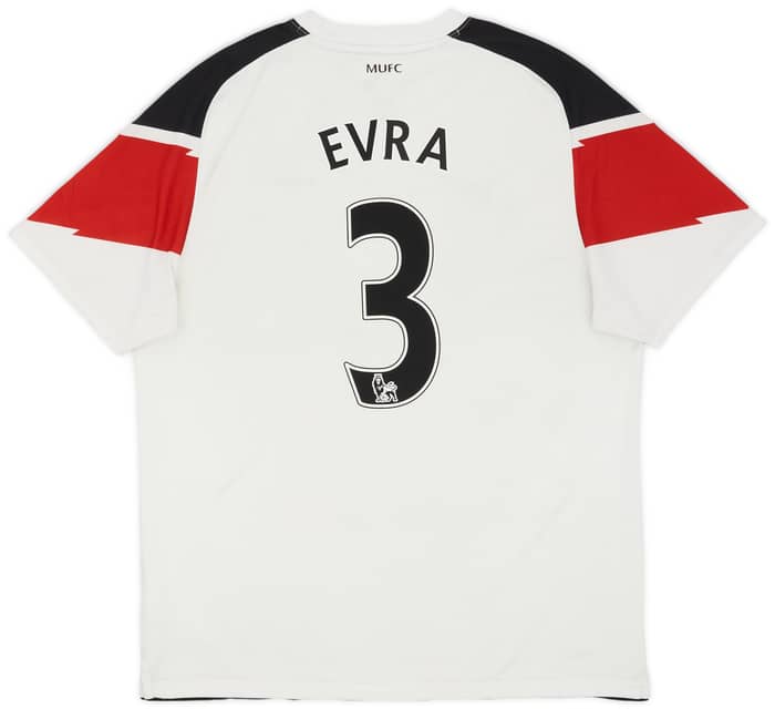 2010-12 Manchester United Away Shirt Evra #3 - 6/10 - (L)