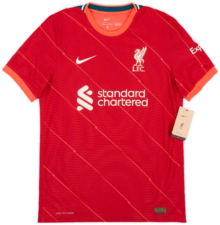 2021-22 Liverpool Authentic Home Shirt M.Salah #11