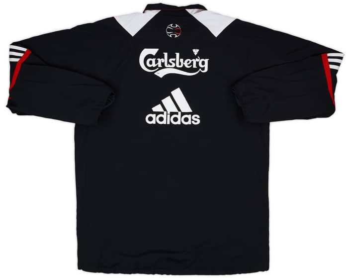 2007-08 Liverpool adidas 1/4 Zip Drill Top - 6/10 - (L)