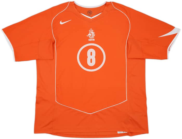 2004-06 Netherlands Home Shirt Davids #8 - 8/10 - (XL)