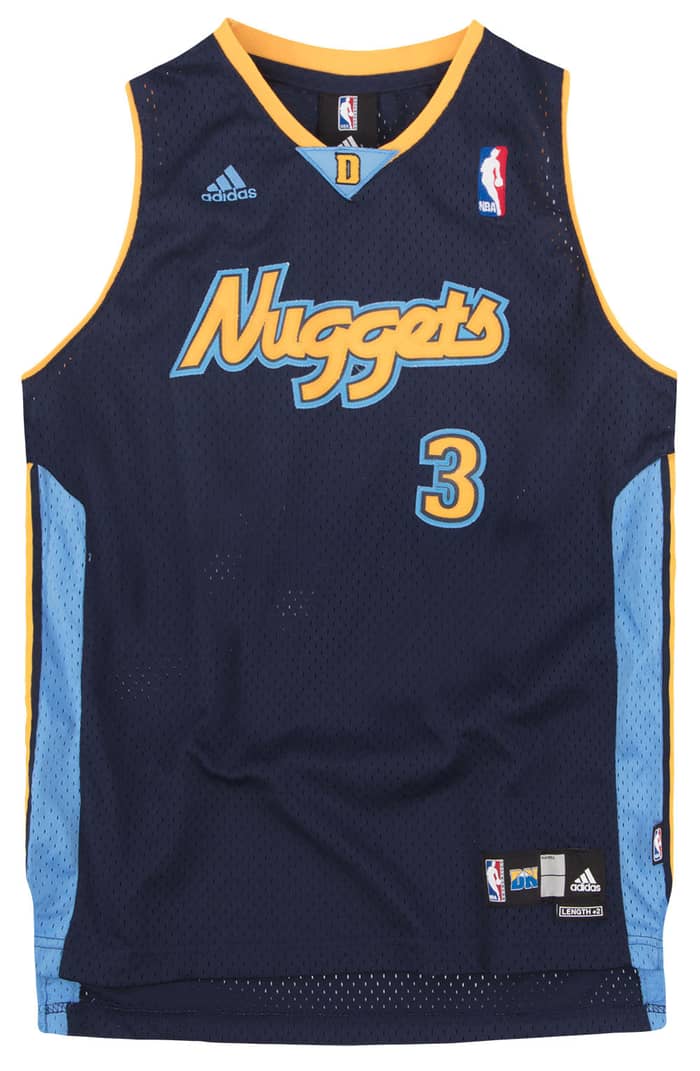 2006-08 Denver Nuggets Iverson #3 adidas Swingman Jersey (Alternate) Y