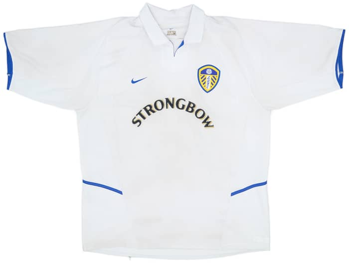 2002-03 Leeds United Home Shirt Radebe #5 - 5/10 - (XXL)