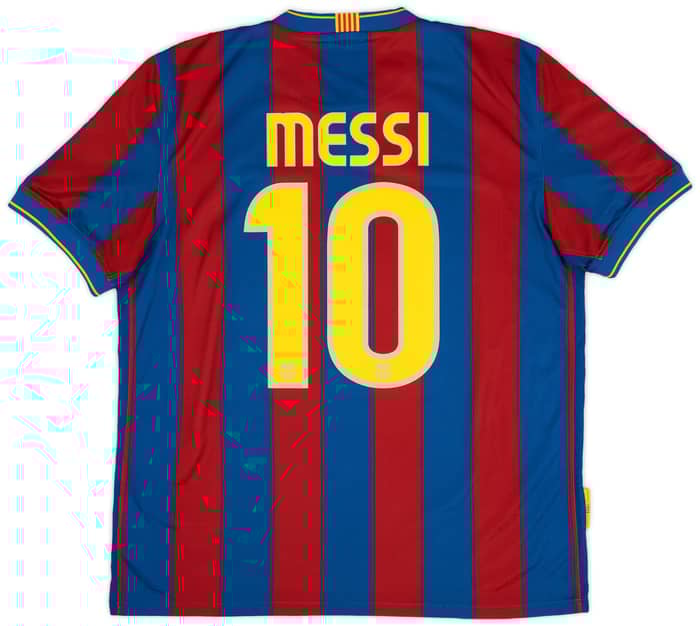 2009-10 Barcelona Home Shirt Messi #10