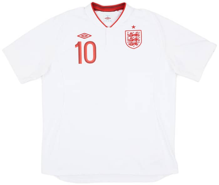 2012-13 England Home Shirt Rooney #10 - 9/10 - (XXL)