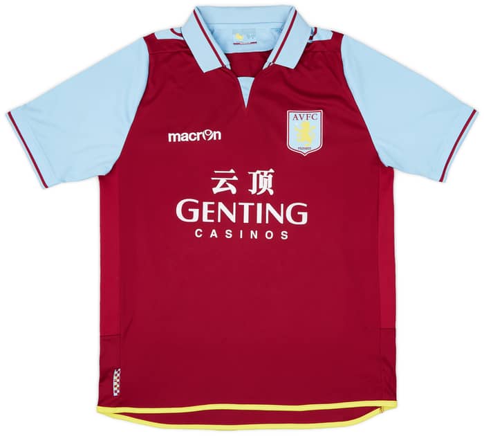 2012-13 Aston Villa Home Shirt Petrov #19 - 6/10 - (M)