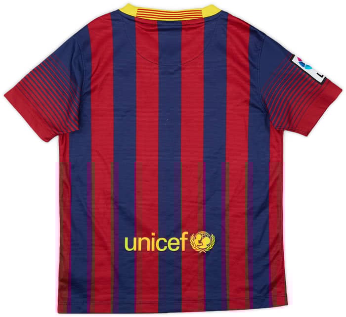 2013-14 Barcelona Home Shirt - 5/10 - (S.Boys)