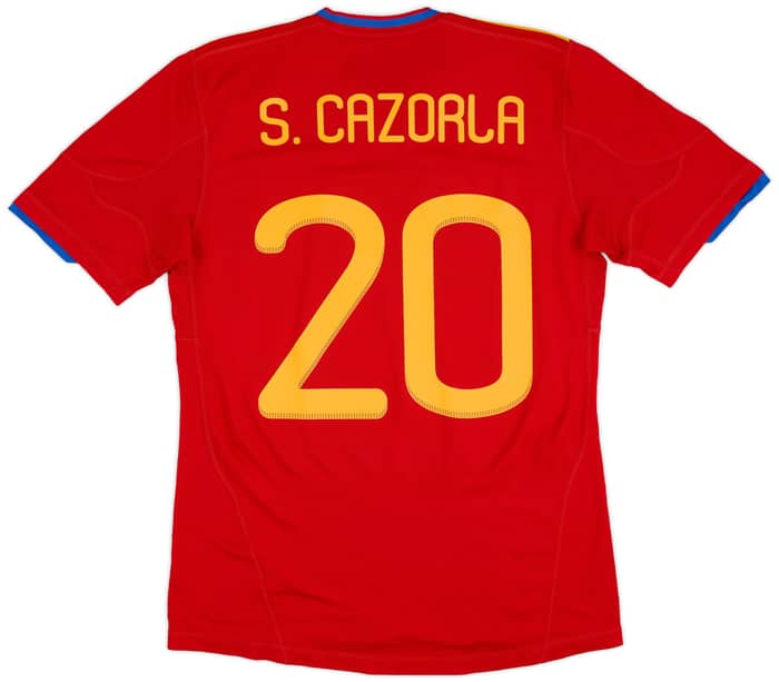 2009-10 Spain Home Shirt S.Cazorla #20 - 8/10 - (M)