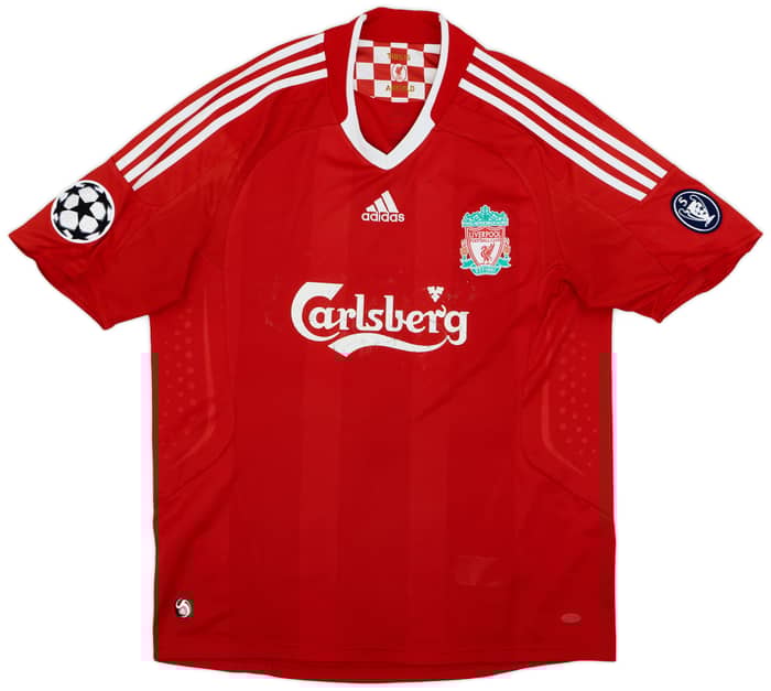 2008-10 Liverpool Home Shirt Gerrard #8 - 5/10 - (L)