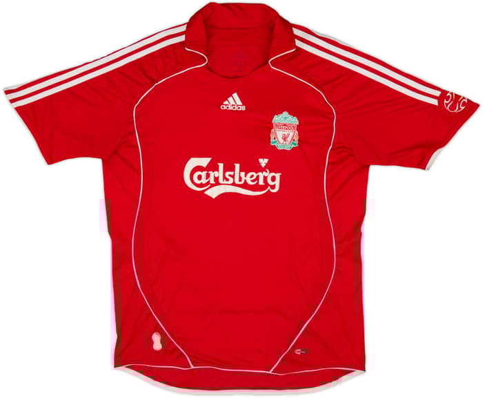 2006-08 Liverpool Home Shirt Gerrard #8 - 5/10 - (L)