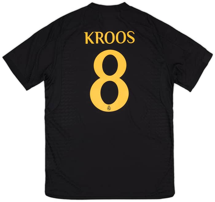 絶対一番安い 2023-24 Real Madrid Authentic Third CL Shirt Kroos #8 応援グッズ