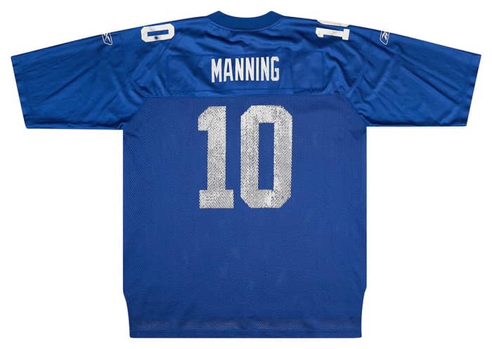2009-11 New York Giants Manning #10 Reebok On Field Jersey (Home) XL