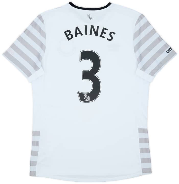 2015-16 Everton Away Shirt Baines #3 - 7/10 - (L)