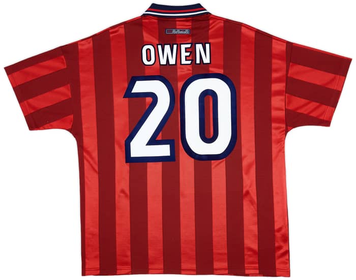 1997-99 England Away Shirt Owen #20 - 9/10 - (XL)