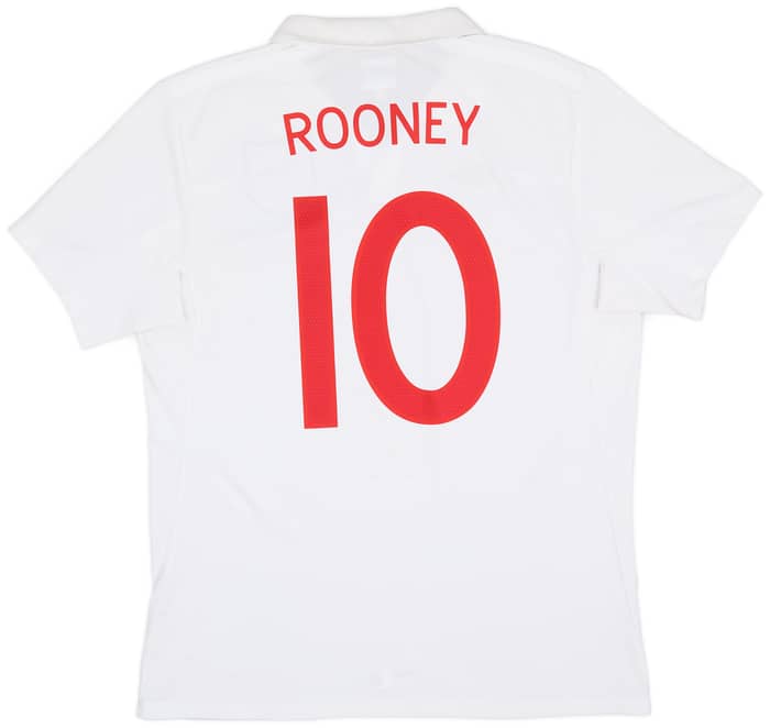 2009-10 England Home Shirt Rooney #10 - 6/10 - (L)