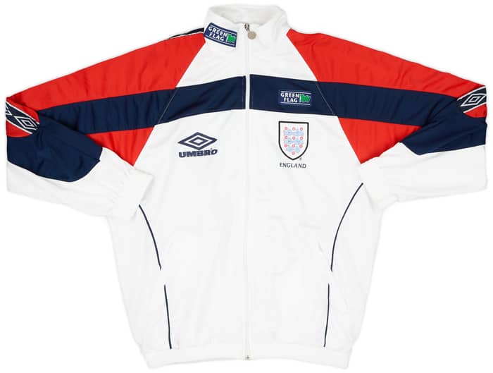 1998-99 England Umbro Track Jacket - 9/10 - (XL) 1998-99 England Umbro Track Jacket - 9/10 - (XL)