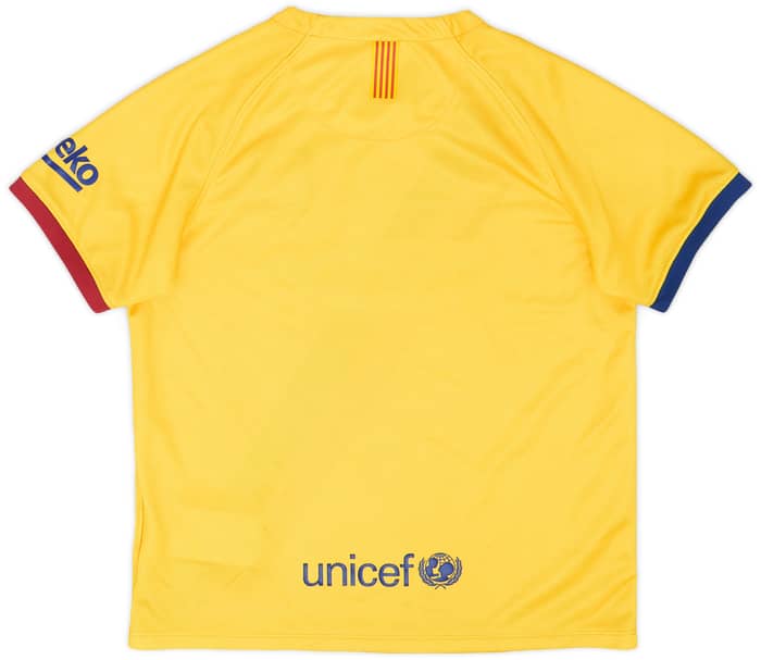 2019-20 Barcelona Away Shirt - 9/10 - (XL.Boys)